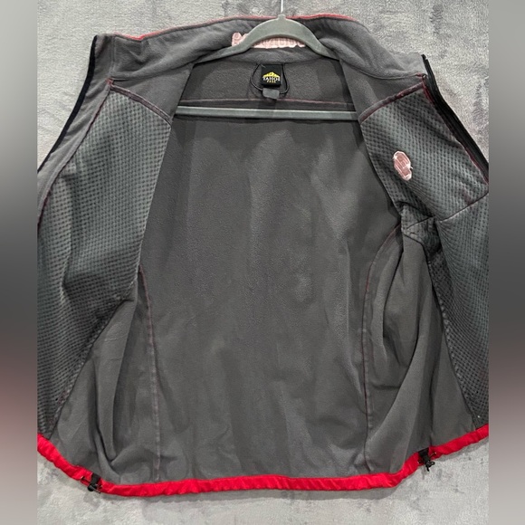 Oklahoma Sooners Tahoe Pass Jacket Mens L Red Black Zip Up SEC College Football - Picture 9 of 13